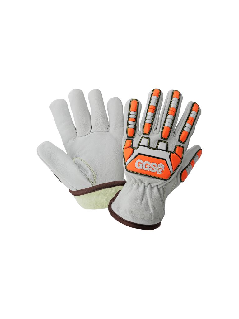 Cut and Impact Resistant Goatskin Leather Drivers Gloves with Heat Resistant Aralene® Liner - CIA7000