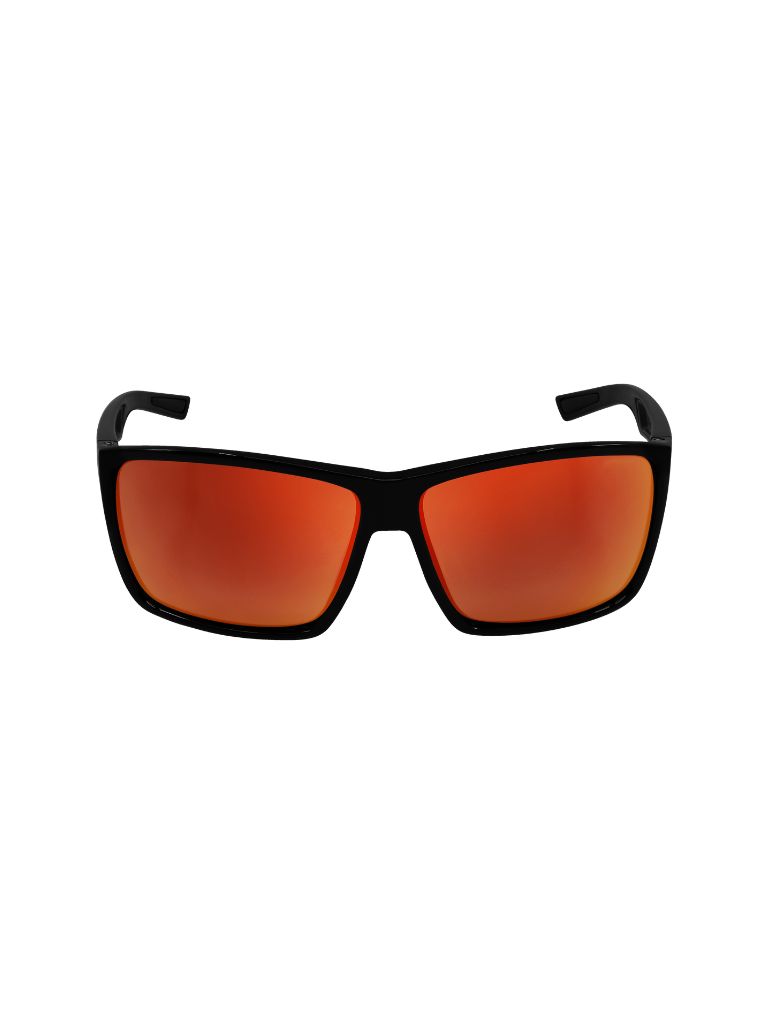 Lionfish™ Red Mirror Performance Fog Technology Lens, Shiny Black Frame Safety Glasses - BH33510PFT