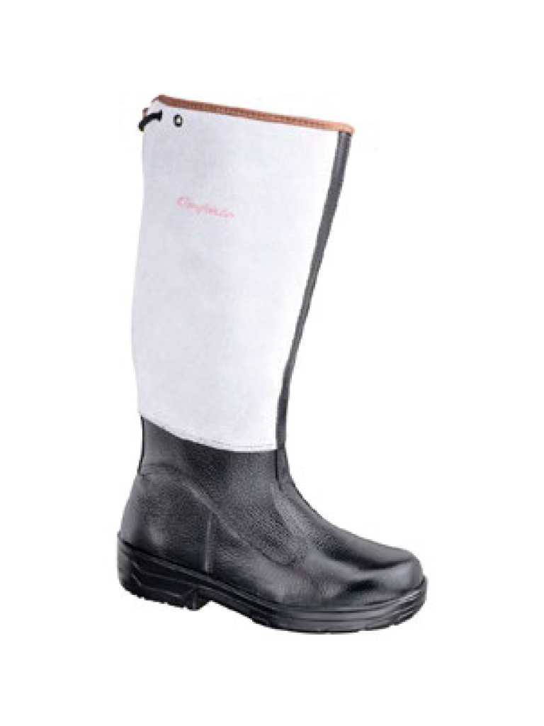 FULL BOOTS WITH SPLIT LEATHER SHAFT